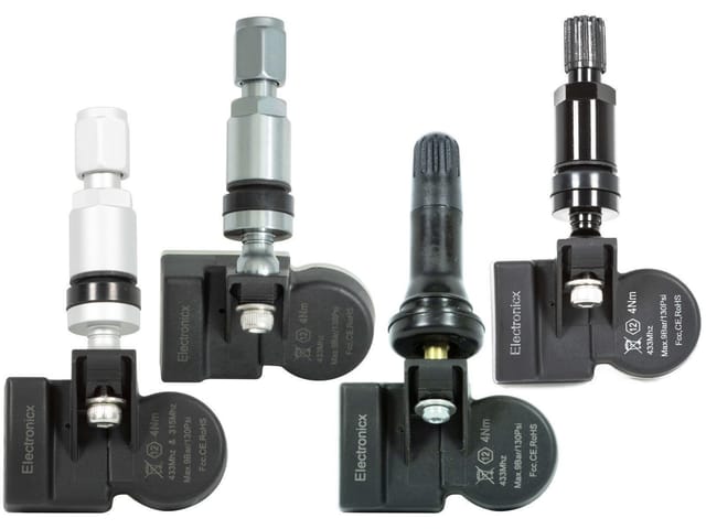 Electronicx 4 Stück Reifendrucksensoren Radsensor Luftdrucksensoren Rdks Tpms Für Bmw 7er 01.2001 - 09.2010 E65 E66 Alu Gunmetal