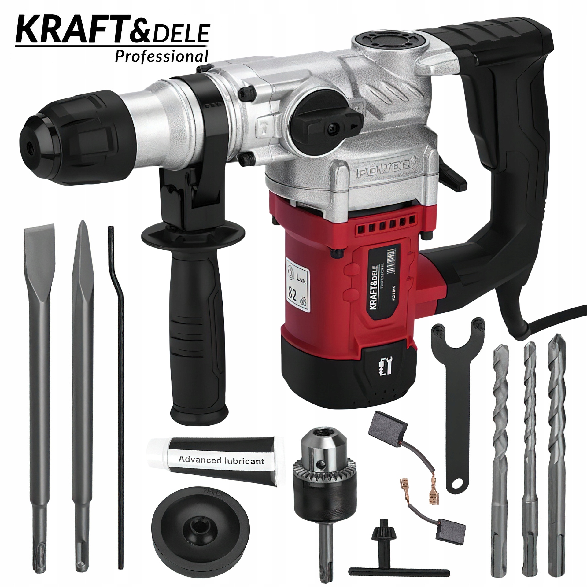 Sds-plus-schlagbohrmaschine 230 V 2800 W 6 J 4200 Schläge/min Kraft&dele