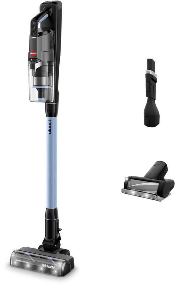 Bissell PowerClean Furfinder Select Handstaubsauger Schwarz, Hellblau Beutellos