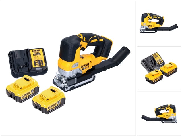 Dcs 334 M2 Akku Pendelhub Stichsäge 18 v Brushless + 2x Akku 4,0 Ah + Ladegerät - Dewalt