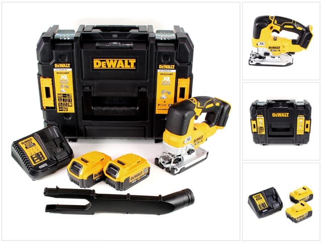 Dcs 334 M2 Akku Pendelhub Stichsäge 18V Brushless + 2x Akku 4,0Ah + Ladegerät + tstak - Dewalt