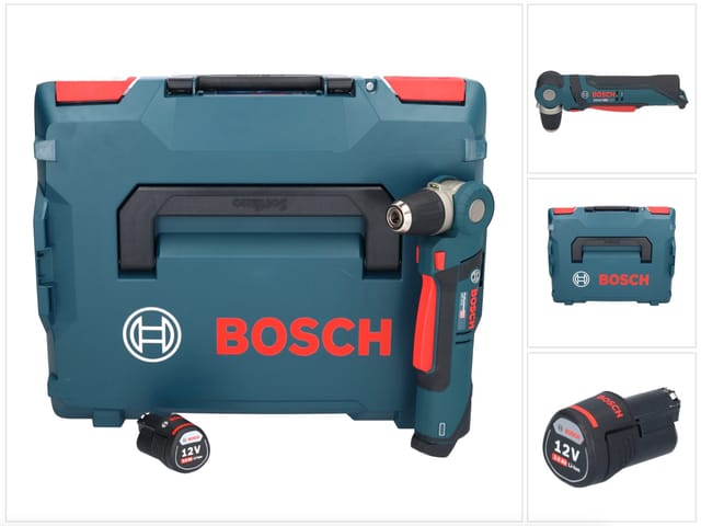 Gwb 12V-10 Akku Winkelbohrmaschine 12 v + 1x Akku 3,0 Ah + L-Boxx - ohne Ladegerät - Bosch Professional