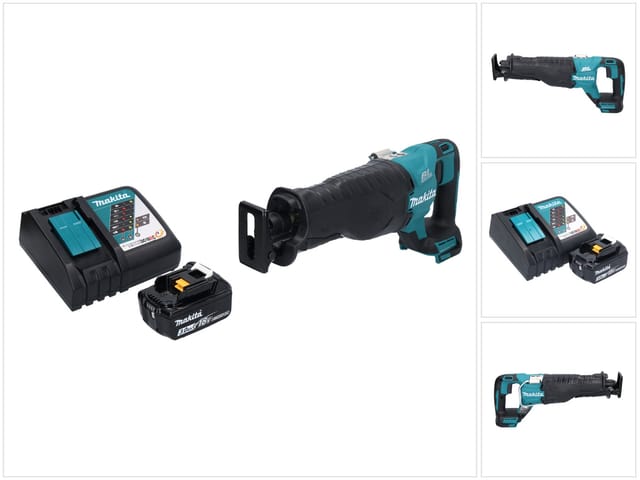 Djr 187 RF1 Akku Reciprosäge Säbelsäge 18 v Brushless + 1x Akku 3,0 Ah + Ladegerät - Makita