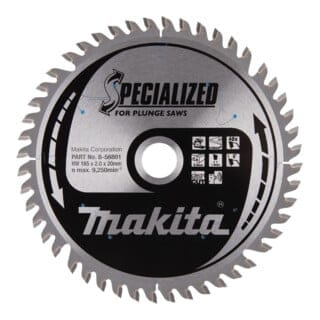 CCPF16548EL specialized Kreissägeblatt 165 x 20 x 2,0 mm 48 Zähne ( B-56801 ) für Corian Verbundwerkstoff - Makita