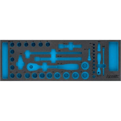 2-Komponenten Weichschaumeinlage 163-110L ∙ l x b: 635 mm x 218 mm