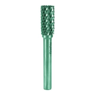 Frässtift zyas ø 16 mm Kopflänge 25 mm Schaft-Ø 6 mm Hartmetall Blank Verzahnung kvz 4 mit Stirn