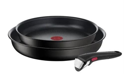 Tefal Ingenio Eco Resist Set 2 Pfannen schwarz antihaftbeschichtet