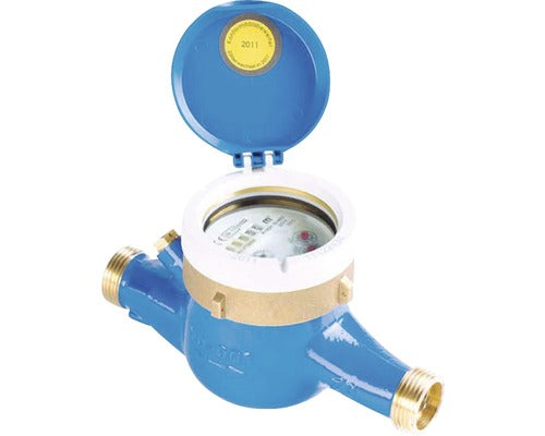 [neuwertig] B-ware Zenner Hauswasserzähler Wasseruhr Wasserzähler ¾" Mnk Q3 4 Bl 190mm Kaltwasser