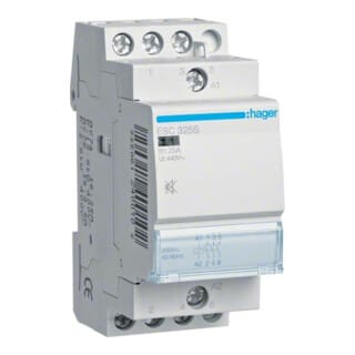 HAGER ESC325S Schütze -brummfrei 25A, 3S, 230V-'1024659'
