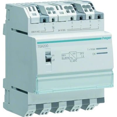 Hager Spannungsversorgung 24 V DC 1A TGA200