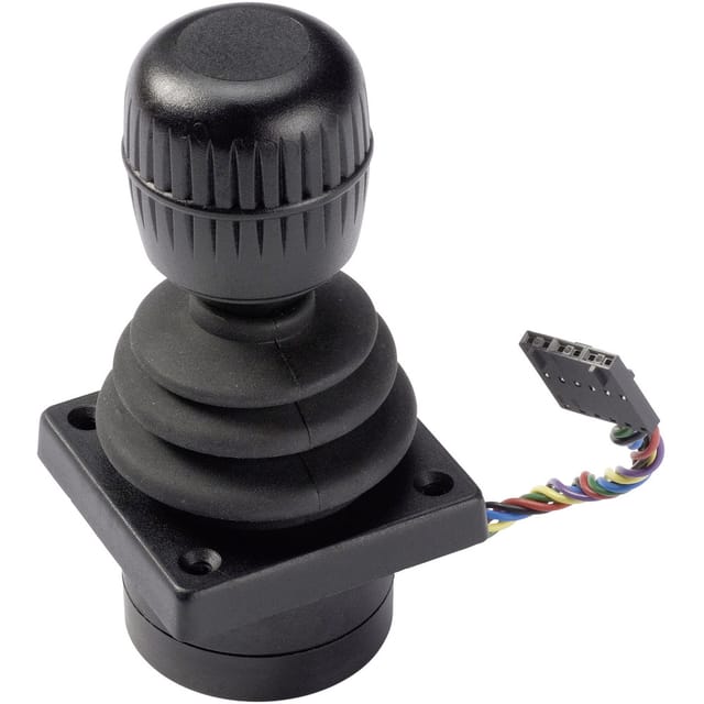 Apem - 3140RAL600 Joystick 5 v Knebel Kabel, offenes Ende IP65 1 St.