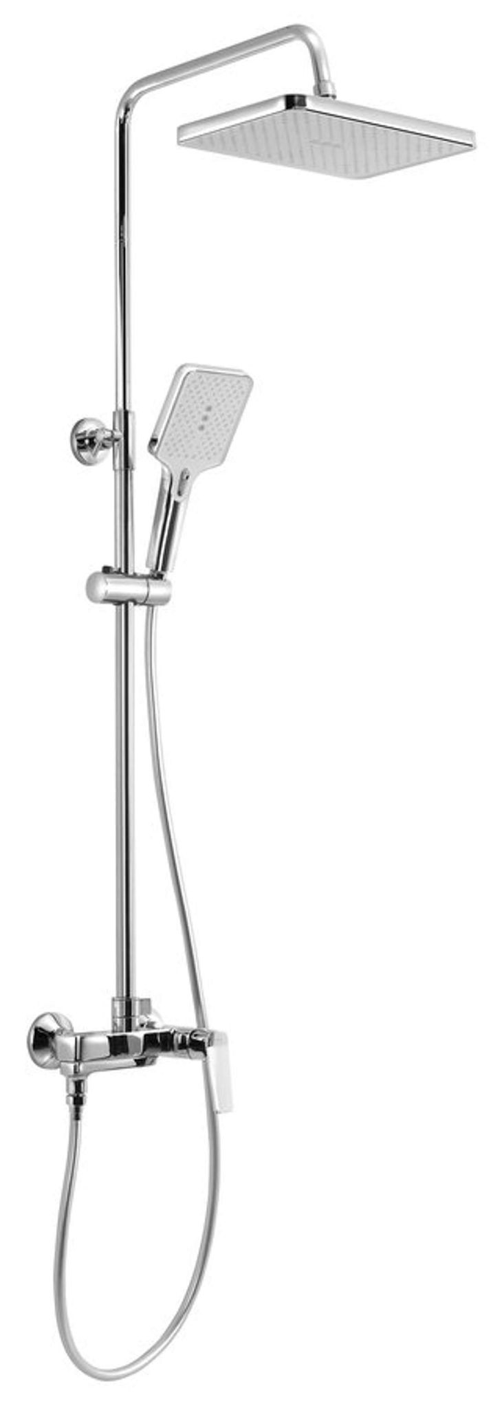 Aqualine Flery - Brauseset Mit Armatur, Chrom Fy690