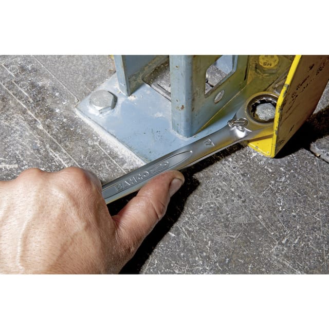 Bahco - 1RM/SH8 Knarren-Ring-Maulschlüssel-Satz Schlüsselweite (Metrisch) 8 - 19 mm