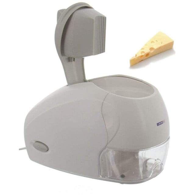 Trade Shop Traesio - Trade Shop - professionelle elektrische käsereibe 250W mit behälter und walze -