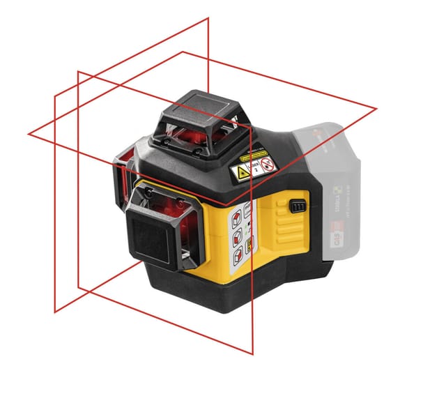 Stabila - Multilinien-Laser lax 600, 12-V, 5-teiliges Set, Universalhalterung