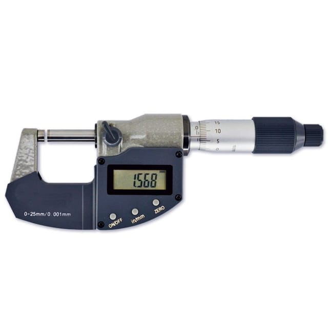 Trade Shop Traesio - Trade Shop - digital millesimal elektrische micrometro für externe palmare 0-25 mm -