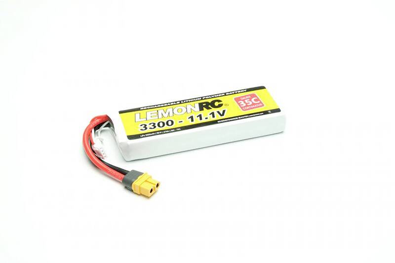 [gebraucht] B-ware Lemonrc Modellbau-akkupack Lipo 11.1 V 3300mah Zellen-zahl: 3 35 C Softcase Xt60