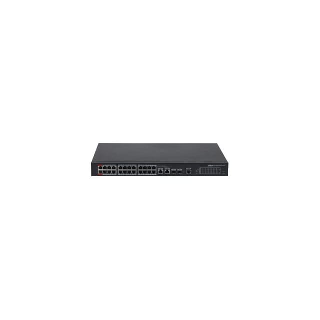Technology PoE DH-PFS4226-24ET-360-V3 managed L2 Gigabit Ethernet (10/100/1000) switch Power over Ethernet (PoE) Schwarz - Dahua