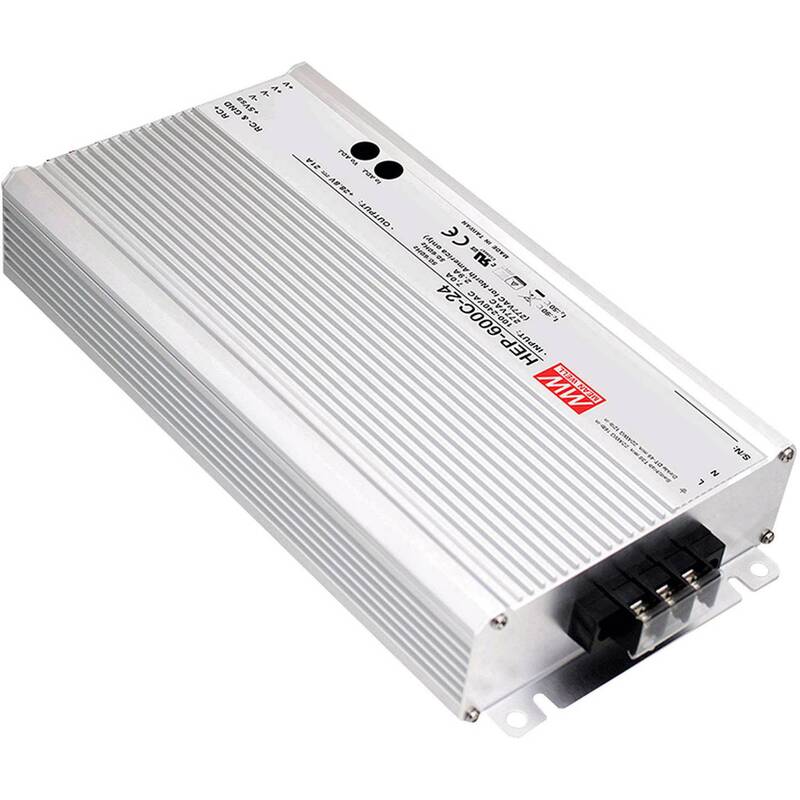 [neuwertig] B-ware Mean Well Bleiakku-ladegerät Batterie-lader 24 V Hep-600c-24 Ladestrom 21 A