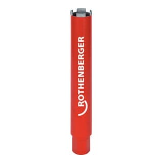 Rothenberger - Diamantbohrkrone dx High Speed Dry 1 1/4″ ø 32 mm Länge 330 mm Segmentanzahl 3 Gewindeaufnahme