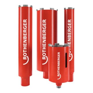 Diamantbohrkrone dx High Speed Dry 1 1/4″ ø 52 mm Länge 330 mm Segmentanzahl 3 Gewindeaufnahme