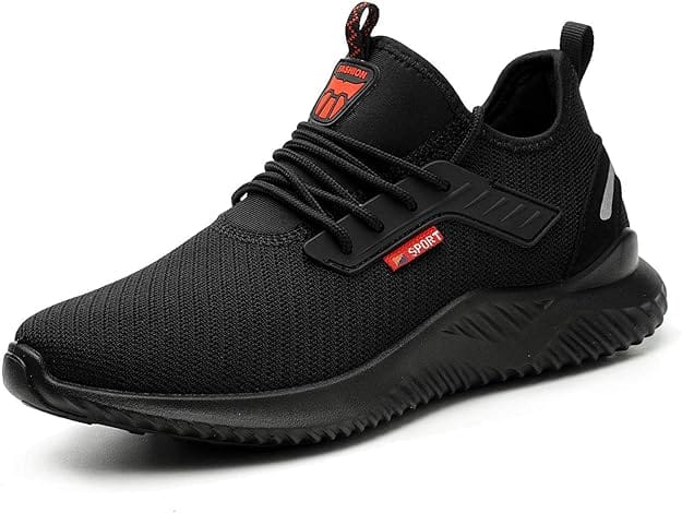 Sicherheitsschuhe, Sicherheits-Sneakers Herren, Sicherheitsschuhe Damen, Stahlkappen-Sneakers, Industrielle Schutzarbeitsschuhe, Schwarz EU 38-RAPANDA