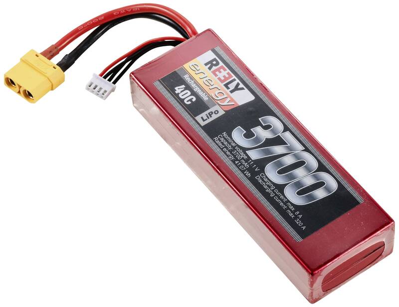 [gebraucht] B-ware Reely Modellbau-akkupack Lipo 11.1 V 3700 Mah Zellen-zahl: 3 40 C Hardcase Akku