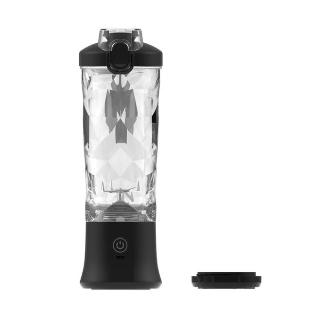 Tragbarer Mixer Für Smoothies, Frische Säfte, Shakes Und Babynahrung, 590 Ml Mini-mixer, Bpa-frei, Geeignet Für Outdoor-sport, Zuhause, Reisen, Schwarz