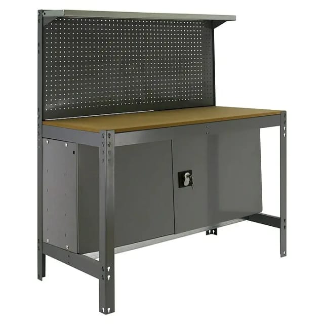 Simonrack Simonwork Bt3 Arbeitsbank grau und Holz