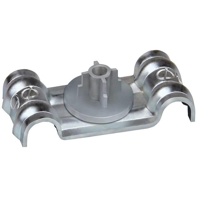 Celo - Metallclip dft 8 doppelt Rohrschellen, Kabelschellen feuerbeständig, Stahl verzinkt - 100 Stück
