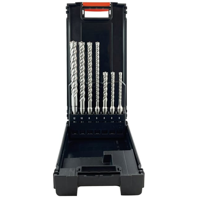Projahn Hammerbohrer-Set ROCKET 7 SDS-plus 7-tlg 5-12 mm in Kunststoffkassette