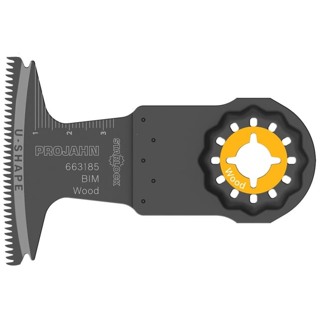 Projahn - Tauchsägeblatt für Holz, bim, Starlock, 65 mm x 40 mm, 5 ve