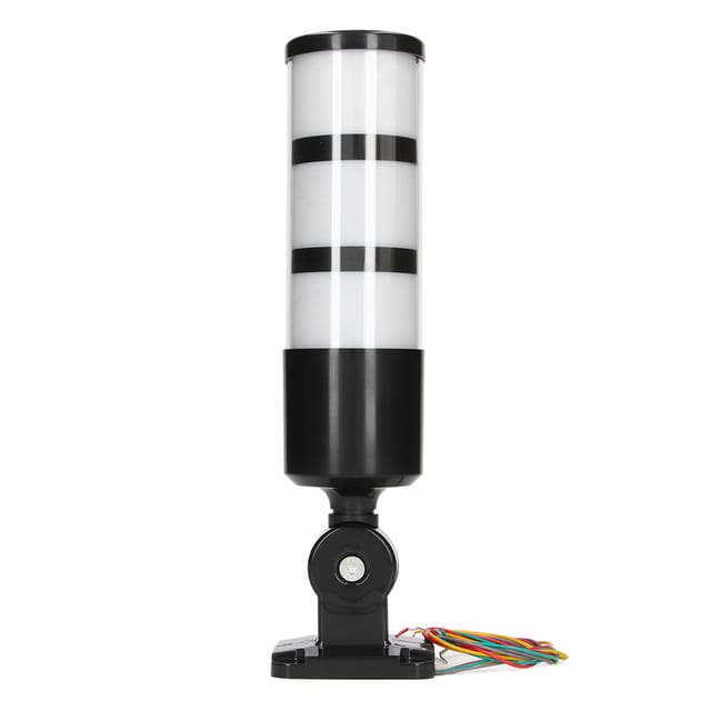Faltbare LED-BERM-Signalleuchte - 3-lagiger industrieller Warnturm (12-24VDC)