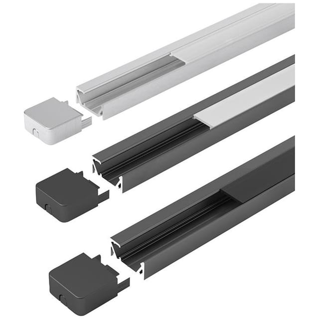 Halemeier - Aufbauprofil ChannelLine G1 opal L2m Alu-+ Abdeckprofil