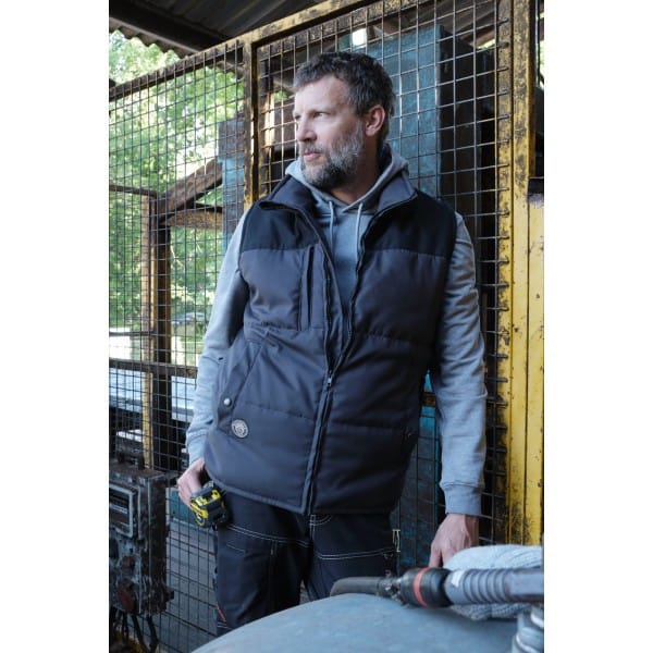 Weste Bosseur Berni - Graphit/Schwarz - 2XL - 11905-005