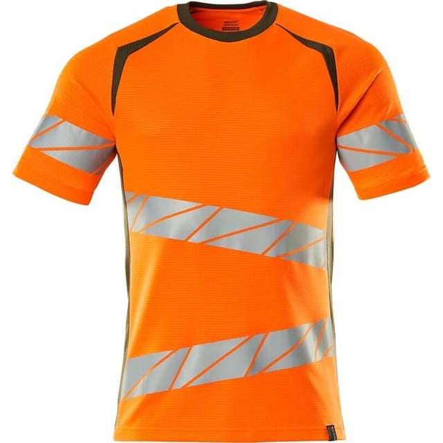Mascot Warnschutz Premium T-Shirt ACCELERATE SAFE 19082-771 Gr. 5XL hi-vis orange/moosgrün