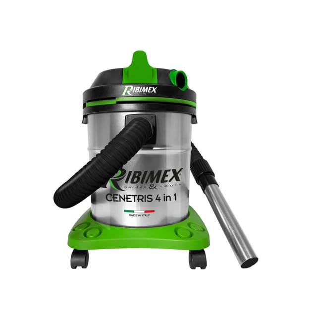Staubsauger mit wasser- und staubtank, 20 l, 1200 w, grün und edelstahl Ribimex PRCEN010IT