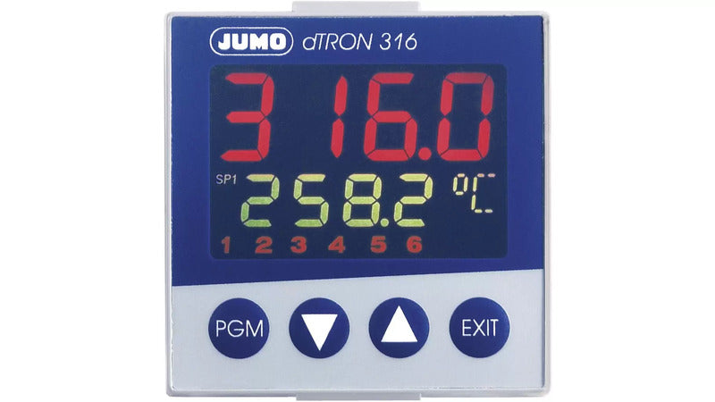 [neuwertig] B-ware Jumo Temperaturregler Regler Pid Dtron 316 Prozessregler Relais Einbau