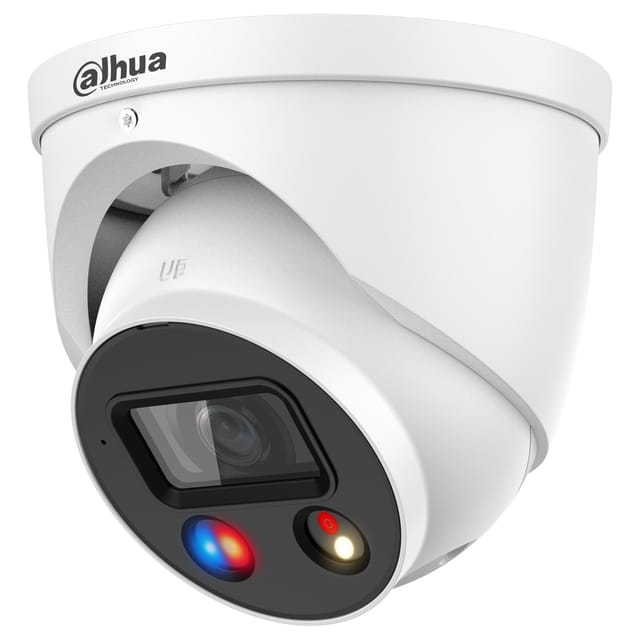 Dh-ipc-hdw3849hp-as-pv-0280b-s5) Dahua camera ip turret 8mp smart dual illumination active deterrence tioc 3.0 ip67 2.8mm