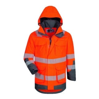 Warnschutz Parka Herwin 22431 Gr. m orange/grau - Elysee