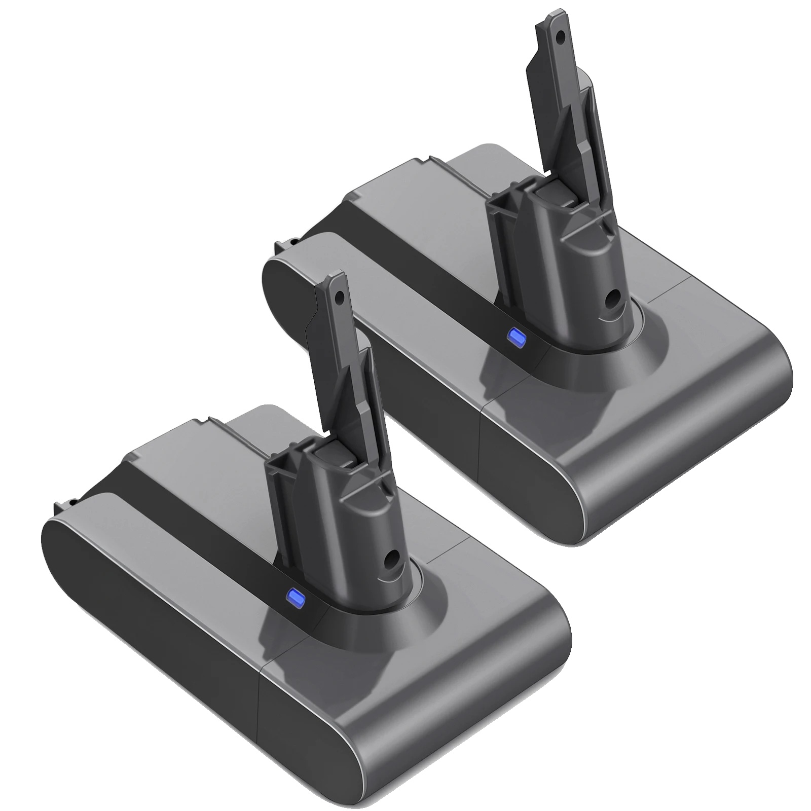 Akkubetriebener Staubsauger, 6000 Mah Kapazität, Li-ion-technologie, 2 X 6000 Mah Akkus