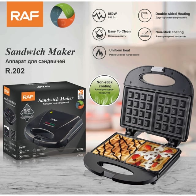 Waffeleisen, Donut-Maker, Hot-Dog-Maker, 3-in-1 Multifunktions-Frühstücksgerät mit herausnehmbarer Eisenplatte für Zuhause, Küche, Kuchen, Paninis,