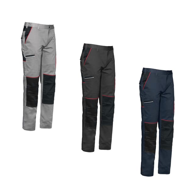 Issaline Stretch Boom 9030B Arbeitshose - xl - Grau