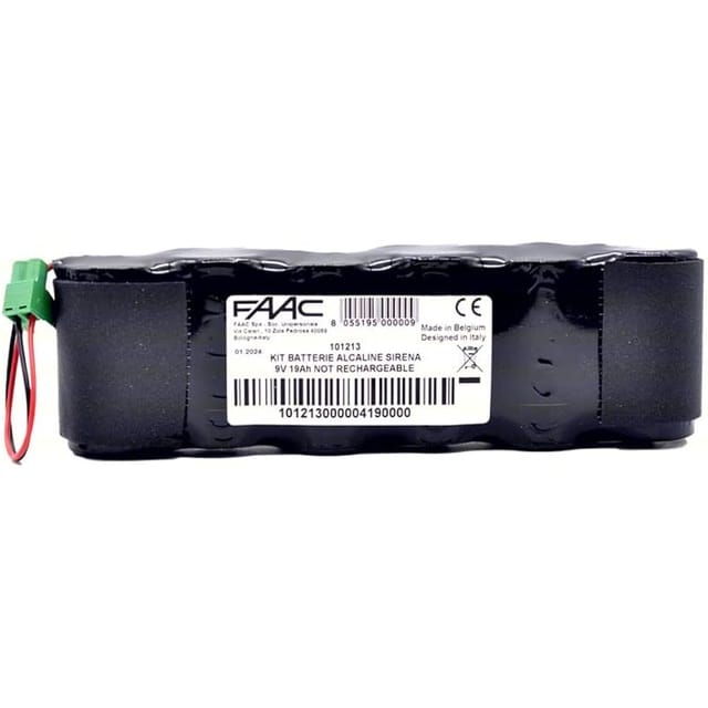 FAAC 101213 Kit Batterie Alcaline Per Sirena Ricambio