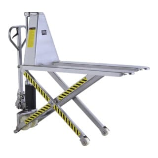 Hanselifter Scherenhubwagen JF-NR aus V2A Edelstahl Hubhöhe 800mm Tragkraft 1000kg