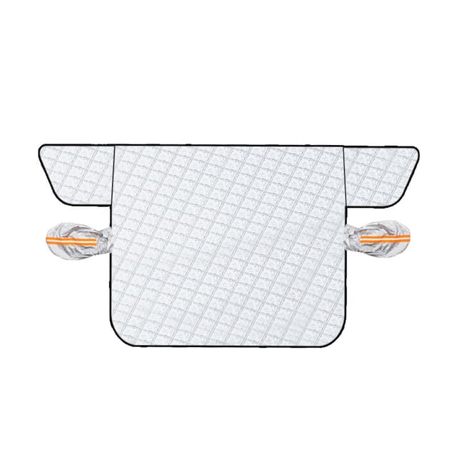 Windschutzscheiben-autoabdeckung, Wasserdicht, Faltbar, Mit Magnetischem Sonnenschutz, Frostschutz, Frontscheibe Für Auto, Suv, Anti-uv-regen Und Schnee, 225 X 120 Cm - Ahlsen
