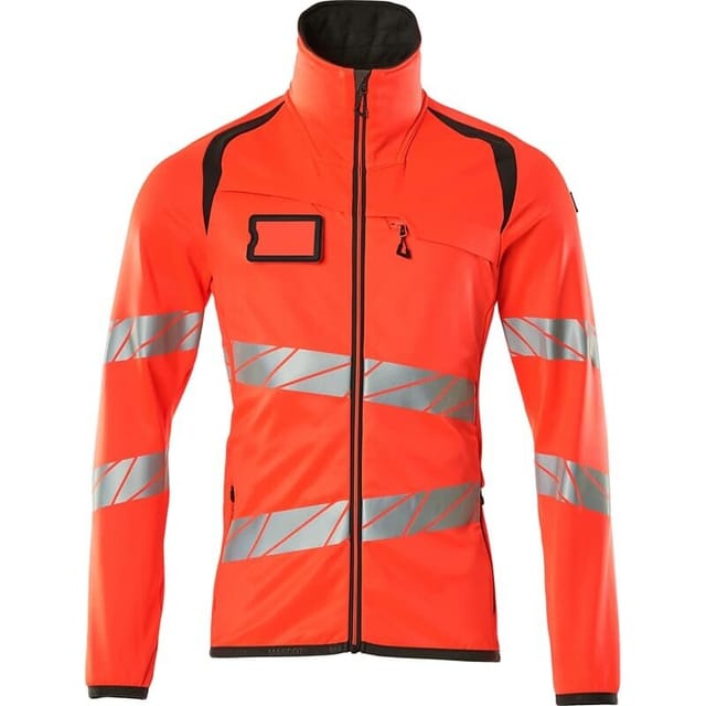 Fleecepullover mit Reißverschluss 19103 Gr. 5XL hi-vis rot/dunkelanthrazit - Mascot