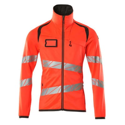 Mascot - Fleecepullover mit Reißverschluss 19103 Gr. m hi-vis rot/dunkelanthrazit