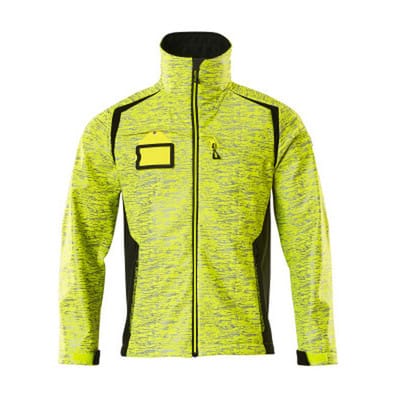 Softshelljacke mit Reflexeffekte 19202 Gr. 2XL hi-vis gelb/schwarz - Mascot