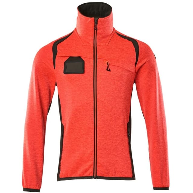 Mascot Fleecepullover mit Reißverschluss 19403 Gr. 5XL hi-vis rot/dunkelanthrazit